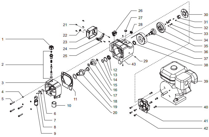 GPX 85 Drive Assembly Parts